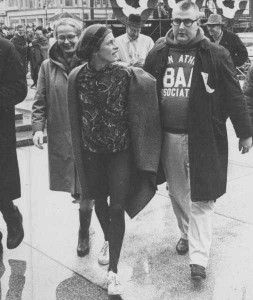 Bobbi Gibb, in 1967, just after completing her second Boston Marathon.