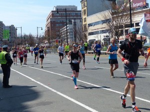 One mile to go in Kenmore Square!